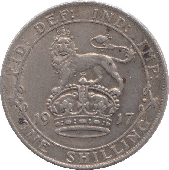1917 SHILLING ( GVF ) - Shilling - Cambridgeshire Coins