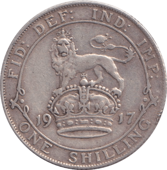 1917 SHILLING ( GVF ) - SHILLING - Cambridgeshire Coins