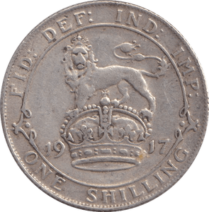 1917 SHILLING ( VF ) - SHILLING - Cambridgeshire Coins