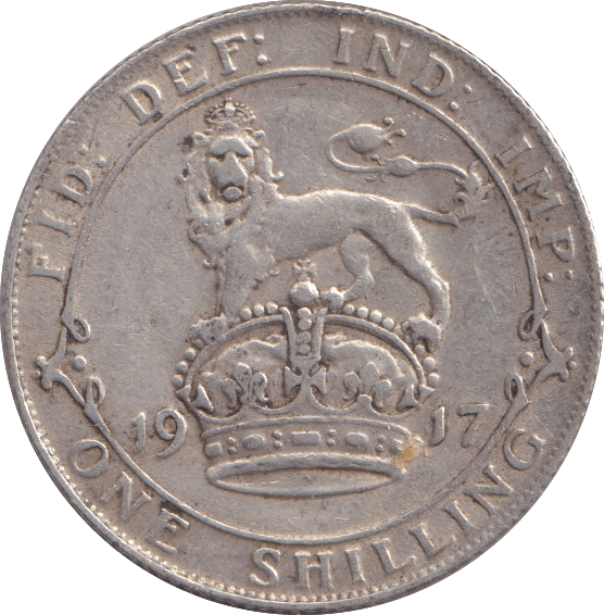 1917 SHILLING ( VF ) - SHILLING - Cambridgeshire Coins