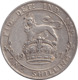 1917 SHILLING ( VF ) - SHILLING - Cambridgeshire Coins