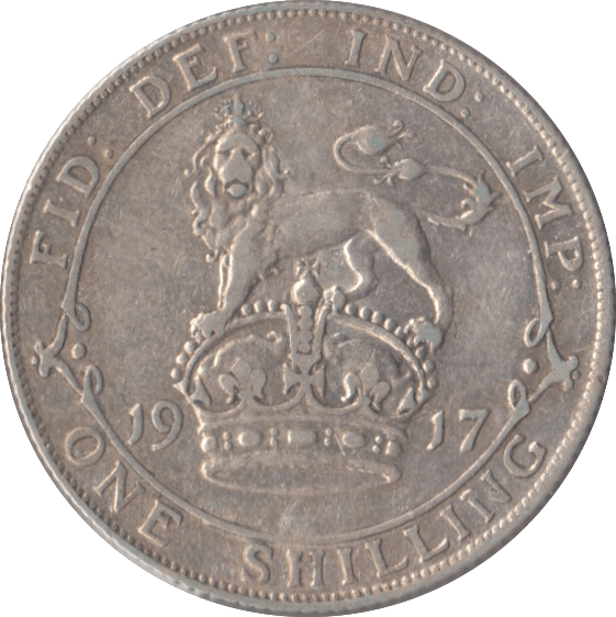 1917 SHILLING ( VF ) - Shilling - Cambridgeshire Coins