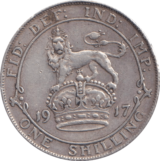 1917 SHILLING ( VF ) - SHILLING - Cambridgeshire Coins