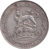 1917 SHILLING ( VF ) - SHILLING - Cambridgeshire Coins
