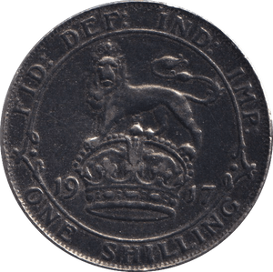 1917 SHILLING ( VF ) - SHILLING - Cambridgeshire Coins