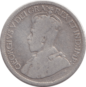 1917 SILVER 10 CENTS CANADA - SILVER WORLD COINS - Cambridgeshire Coins