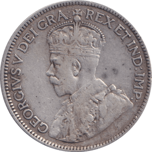 1917 SILVER 20 CENT NEWFOUNDLAND - SILVER WORLD COINS - Cambridgeshire Coins