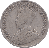 1917 SILVER 25 CENTS CANADA - SILVER WORLD COINS - Cambridgeshire Coins
