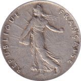 1917 SILVER 50 CENTIMES FRANCE - SILVER WORLD COINS - Cambridgeshire Coins