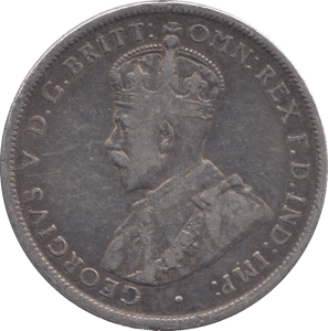 1917 SILVER AUSTRALIA FLORIN MELBOURNE MINT - SILVER WORLD COINS - Cambridgeshire Coins