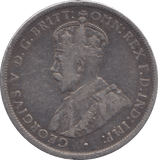 1917 SILVER AUSTRALIA FLORIN MELBOURNE MINT - SILVER WORLD COINS - Cambridgeshire Coins