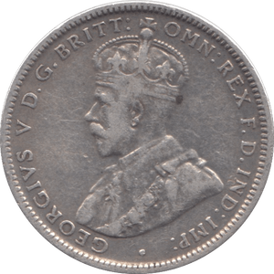 1917 SILVER ONE SHILLING AUSTRALIA - SHILLING - Cambridgeshire Coins