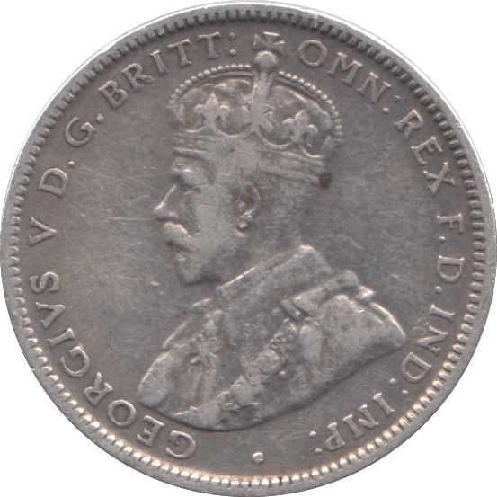 1917 SILVER ONE SHILLING AUSTRALIA - SHILLING - Cambridgeshire Coins