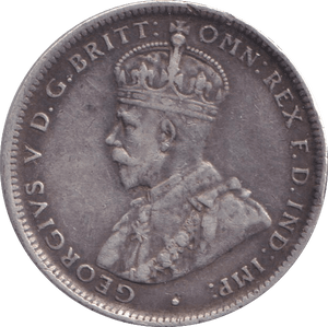 1917 SILVER ONE SHILLING AUSTRALIA - WORLD COINS - Cambridgeshire Coins
