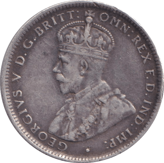1917 SILVER ONE SHILLING AUSTRALIA - WORLD COINS - Cambridgeshire Coins