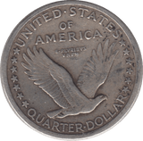 1917 SILVER QUARTER DOLLAR USA - SILVER WORLD COINS - Cambridgeshire Coins