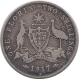 1917 SILVER SHILLING AUSTRALIA - SHILLING - Cambridgeshire Coins