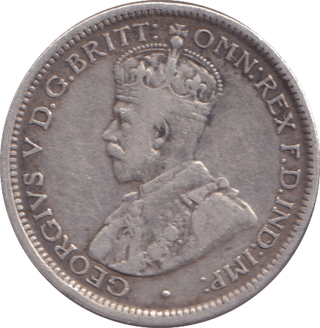 1917 SILVER SIXPENCE AUSTRALIA - SILVER WORLD COINS - Cambridgeshire Coins