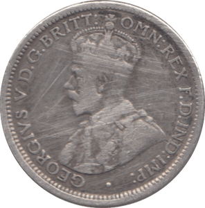 1917 SILVER SIXPENCE AUSTRALIA - SILVER WORLD COINS - Cambridgeshire Coins