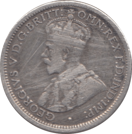 1917 SILVER SIXPENCE AUSTRALIA - SILVER WORLD COINS - Cambridgeshire Coins