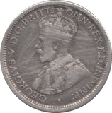 1917 SILVER SIXPENCE AUSTRALIA - SILVER WORLD COINS - Cambridgeshire Coins