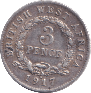 1917 SILVER THREEPENCE SOUTH AFRICA - SILVER WORLD COINS - Cambridgeshire Coins