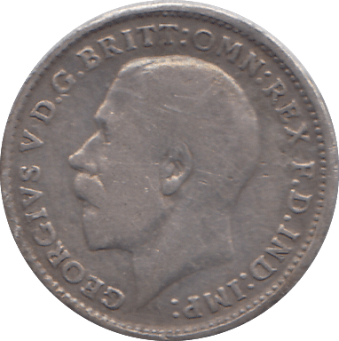 1917 SILVER THREEPENCE ( VF ) - THREEPENCE - Cambridgeshire Coins