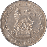 1917 SIXPENCE ( AUNC ) - Sixpence - Cambridgeshire Coins