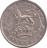 1917 SIXPENCE ( FINE ) - SIXPENCE - Cambridgeshire Coins