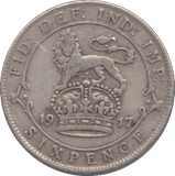 1917 SIXPENCE ( FINE ) - SIXPENCE - Cambridgeshire Coins