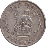 1917 SIXPENCE ( FINE ) - SIXPENCE - Cambridgeshire Coins