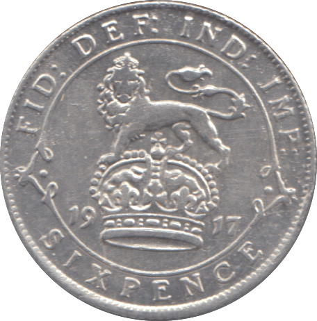 1917 SIXPENCE ( GF ) - SIXPENCE - Cambridgeshire Coins