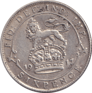 1917 SIXPENCE ( GF ) - SIXPENCE - Cambridgeshire Coins