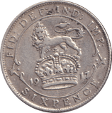 1917 SIXPENCE ( GF ) - SIXPENCE - Cambridgeshire Coins