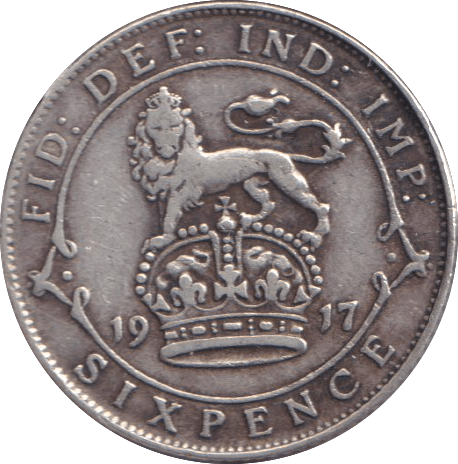 1917 SIXPENCE ( GF ) - SIXPENCE - Cambridgeshire Coins