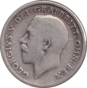1917 SIXPENCE ( NF ) - SIXPENCE - Cambridgeshire Coins