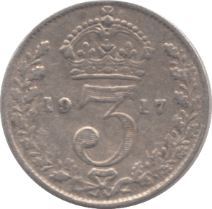 1917 THREEPENCE ( FAIR ) - THREEPENCE - Cambridgeshire Coins