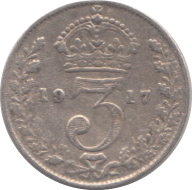 1917 THREEPENCE ( FAIR ) - THREEPENCE - Cambridgeshire Coins