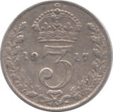1917 THREEPENCE ( FAIR ) - THREEPENCE - Cambridgeshire Coins