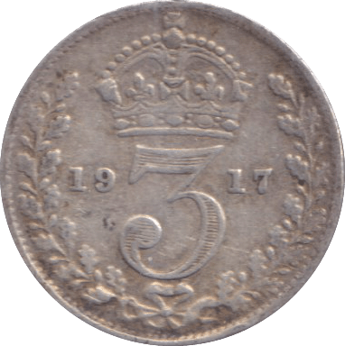 1917 THREEPENCE ( FINE ) - THREEPENCE - Cambridgeshire Coins