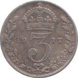 1917 THREEPENCE ( FINE ) - THREEPENCE - Cambridgeshire Coins