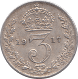 1917 THREEPENCE ( FINE ) - THREEPENCE - Cambridgeshire Coins