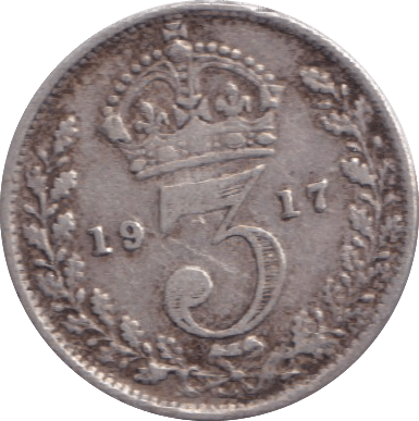 1917 THREEPENCE ( GF ) - THREEPENCE - Cambridgeshire Coins