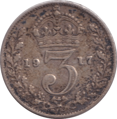 1917 THREEPENCE ( GF ) - THREEPENCE - Cambridgeshire Coins