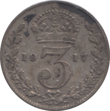 1917 THREEPENCE ( GF ) - THREEPENCE - Cambridgeshire Coins