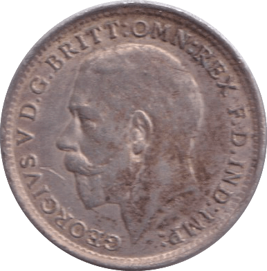 1917 THREEPENCE ( VF ) - THREEPENCE - Cambridgeshire Coins