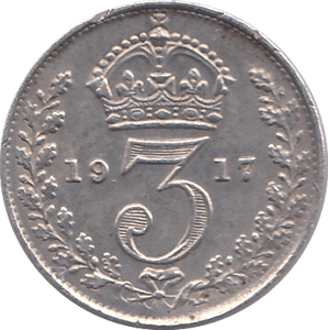 1917 THREEPENCE ( VF ) - THREEPENCE - Cambridgeshire Coins