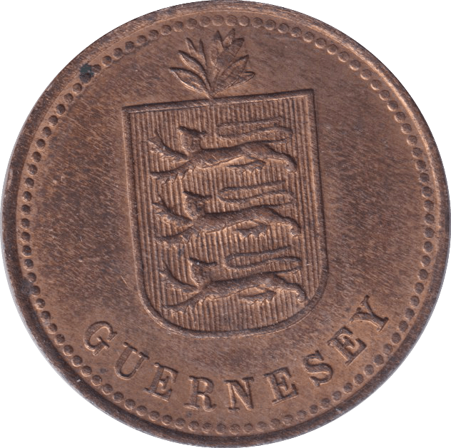 1918 4 DOUBLES GUERNESEY - WORLD COINS - Cambridgeshire Coins