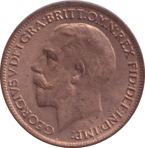 1918 FARTHING ( AUNC ) - FARTHING - Cambridgeshire Coins