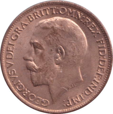 1918 FARTHING ( AUNC ) - FARTHING - Cambridgeshire Coins